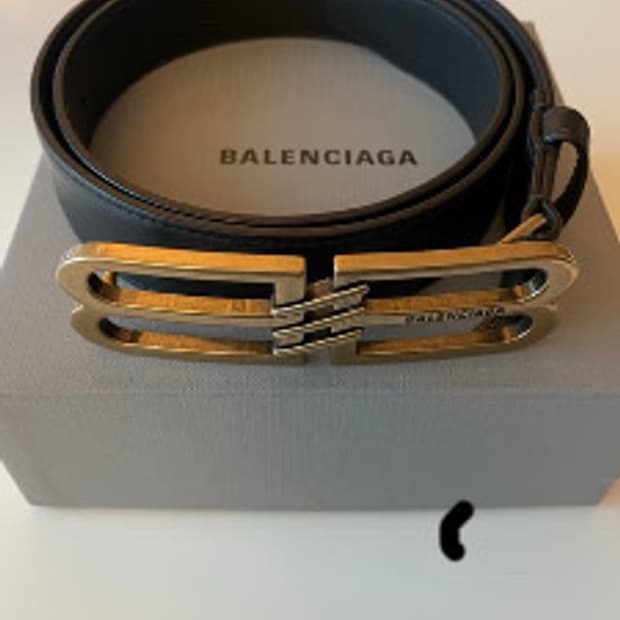 Balenciaga 발렌시아가 금장 벨트