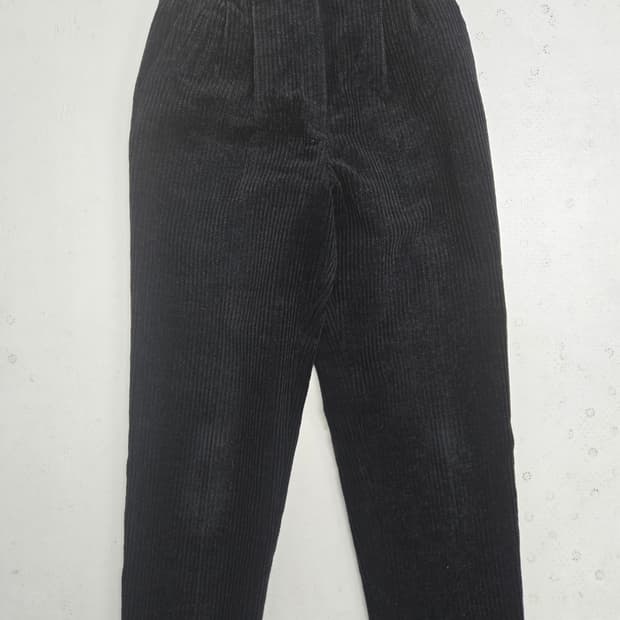 디올 CD 블랙 코듀로이 골덴 바지