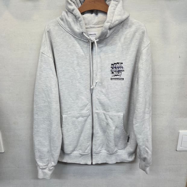 디스이즈네버댓 cnp 로고 기모 후드집업 s