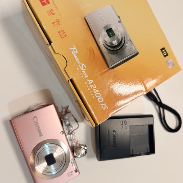 Canon Power Shot A2400 IS 핑크 (풀박)