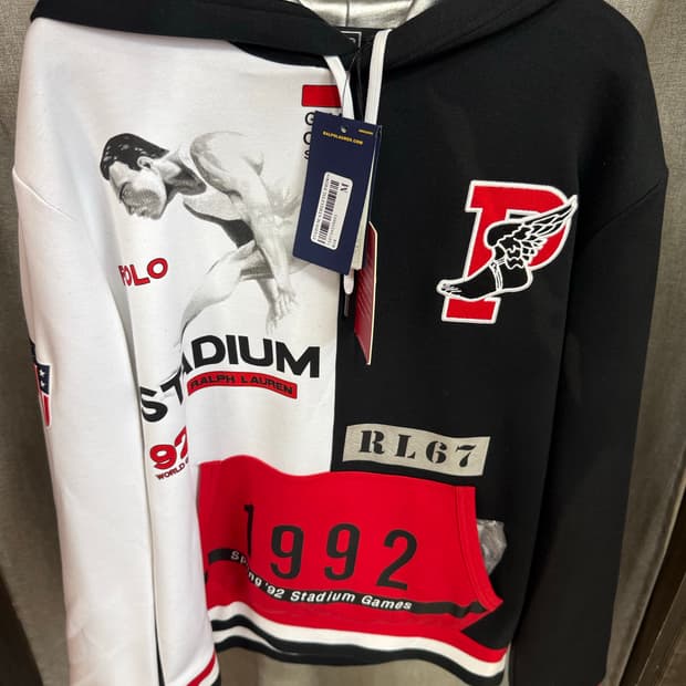 폴로 랄프로렌 1992 스타디움 후드티