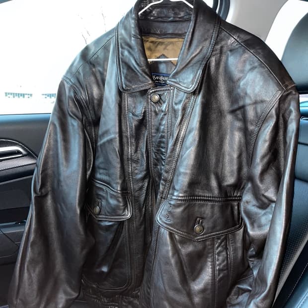 ysl 입생 레더 자켓 (가죽)