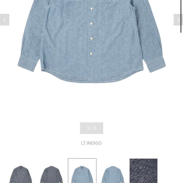 비즈빔 visvim 24aw ict LANGER 샴브레이 셔츠