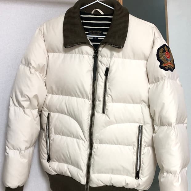 폴로진스 크레스트 로고 와펜 푸퍼 패딩