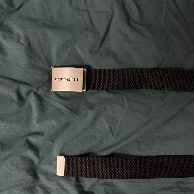 칼하트 wip 클립 크롬 벨트