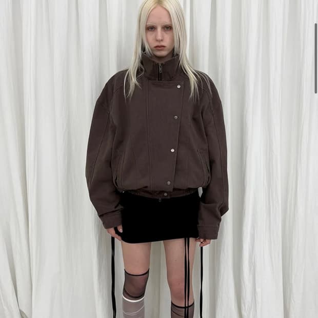 샌드릭 코튼 자켓