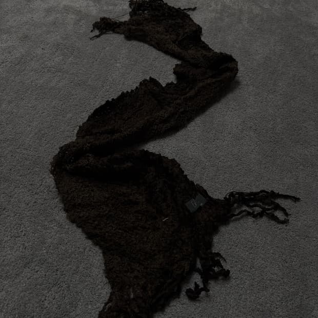 Vintage grunge punk mood scarf