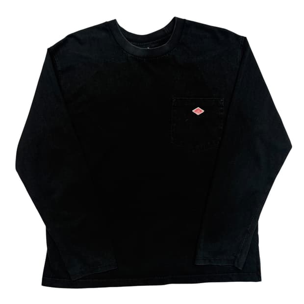 단톤 원 포켓 블랙 롱슬리브 L