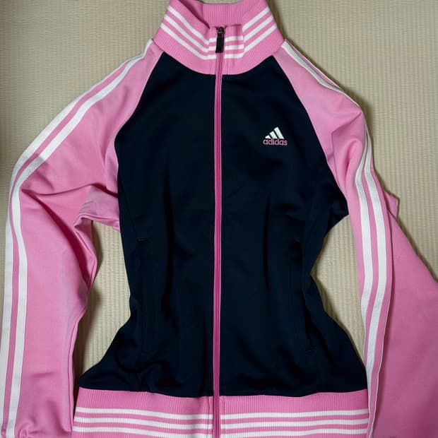 아디다스 대장 희귀템 핑크 네이비 져지 