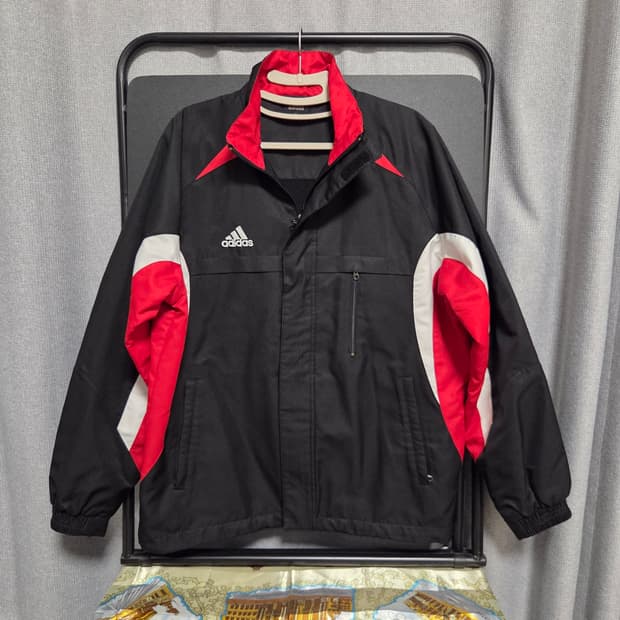 Adidas 아디다스 빈티지 바람막이 자켓 L(100)