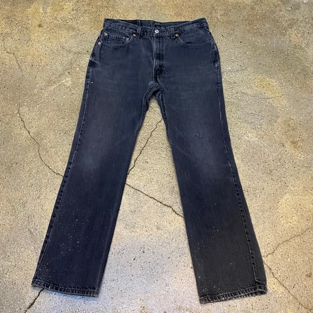 미국 빈티지 리바이스 517 블랙진 청바지