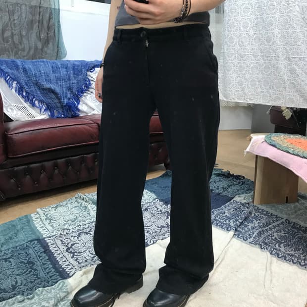 갭 여성 와이드 스윗팬츠 