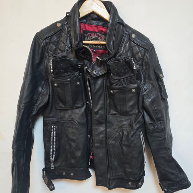 UGLYBROS 라이더 가죽 자켓 M.(새상품급)