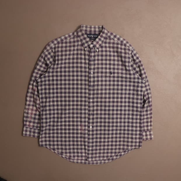 폴로 랄프로렌 코튼 체크 셔츠 A1448