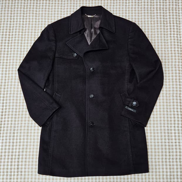 지센 울 캐시미어 하프코트 남자100~105