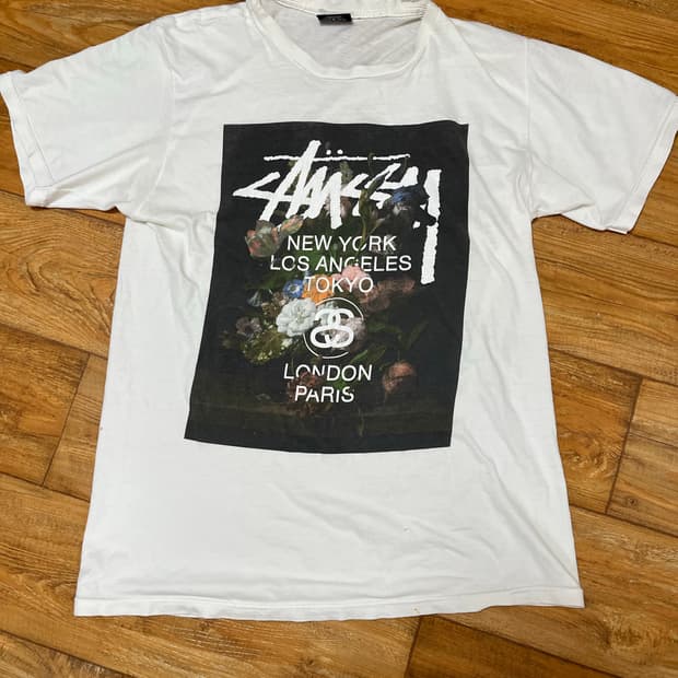 빈티지 스투시 티셔츠