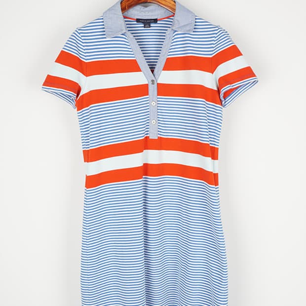 TOMMY HILFIGER stripe pique opc