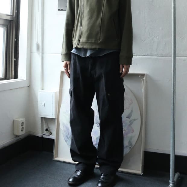 아르마니 블랙 유틸리티 팬츠