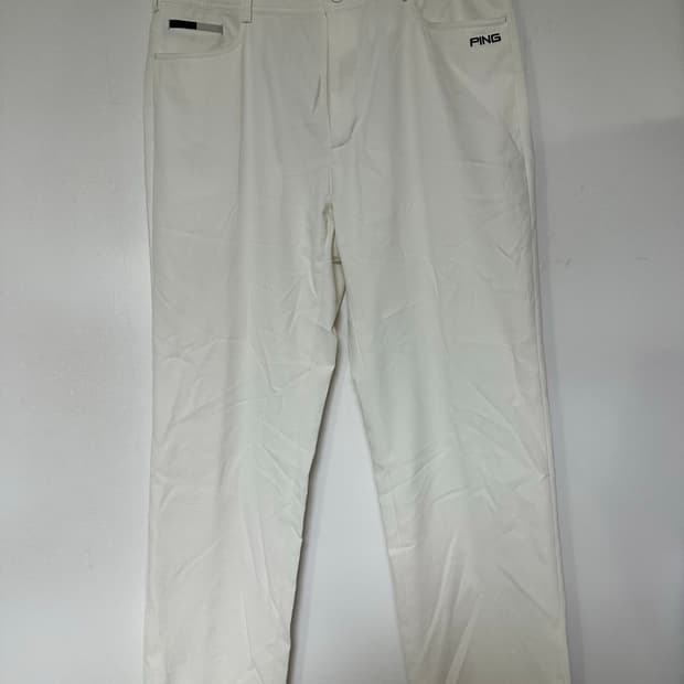 핑 PING 흰색 골프 바지