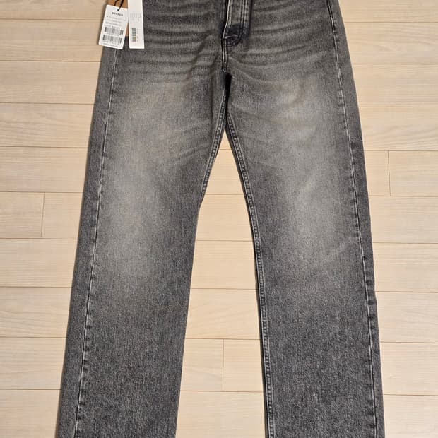 선플라워 24fw 루즈 데님 그레이 32 새제품