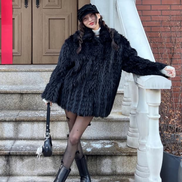 320쇼룸 에코퍼 퍼자켓