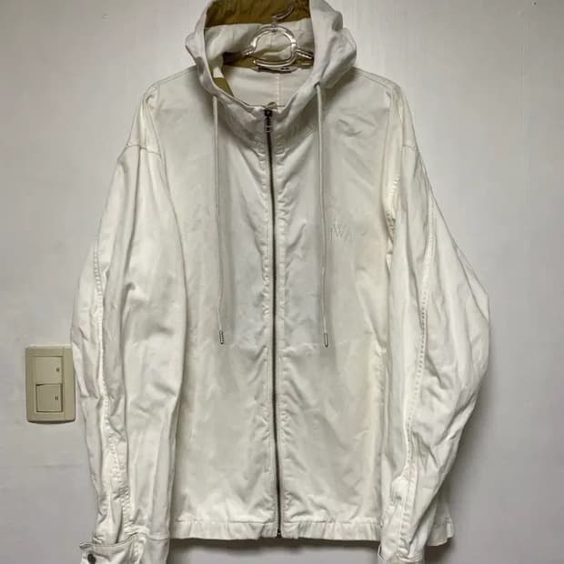 [UNIQLO] 유니클로 JWA 화이트 후드 집업 자켓 XL사이즈