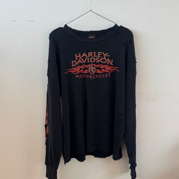 Harley Davidson Flame Thermal Long Sleev