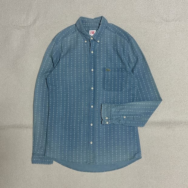 라코스테 라이브 스트라이프 셔츠