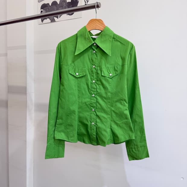 빈티지 FIVE SPOT (Made in Japan)피크드칼라셔츠