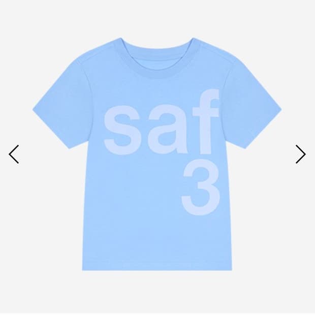 basic safari  tee (sky)