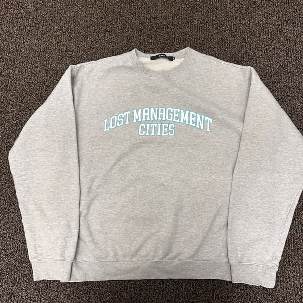 LMC 엘엠씨 로스트시티 맨투맨 그레이 XL