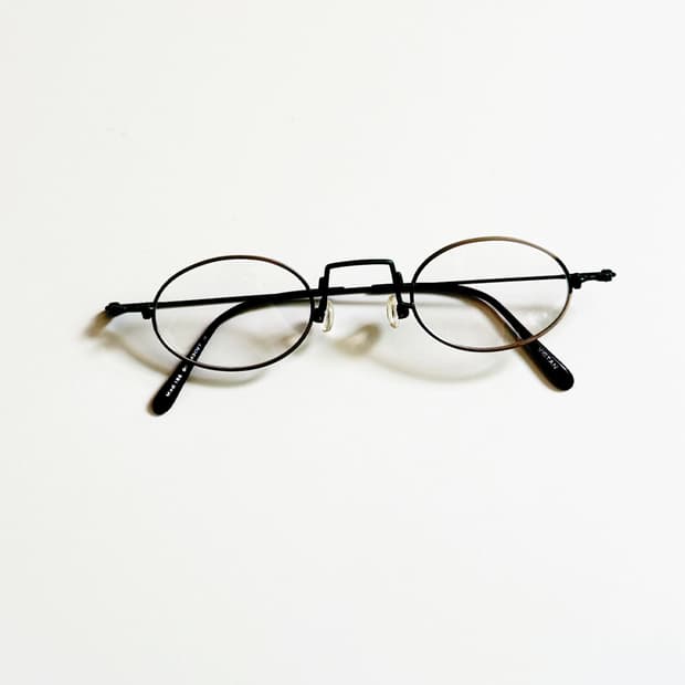90s VISTAN 투톤 슬림 오벌 와이어 빈티지 안경