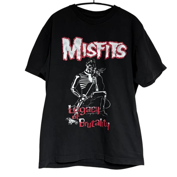 00s misfits 미스핏츠 빈티지 밴드티 L