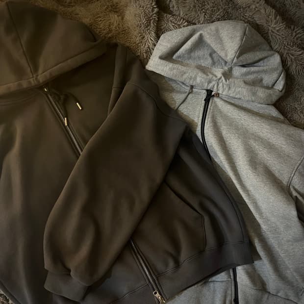 후드집업 2개 세트