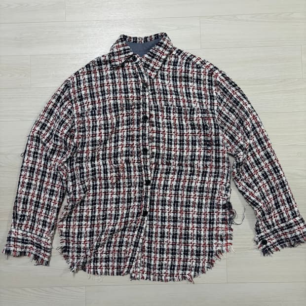 페이스 커넥션 트위드 셔츠