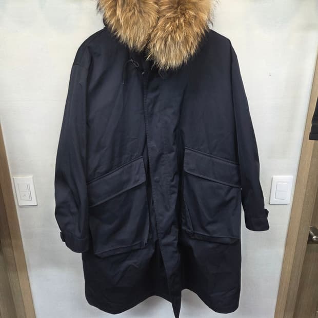 스튜디오톰보이 라쿤퍼 야상자켓 프리