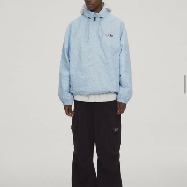 테켓 Quaint Wind Jacket Light Blue(바람막이)