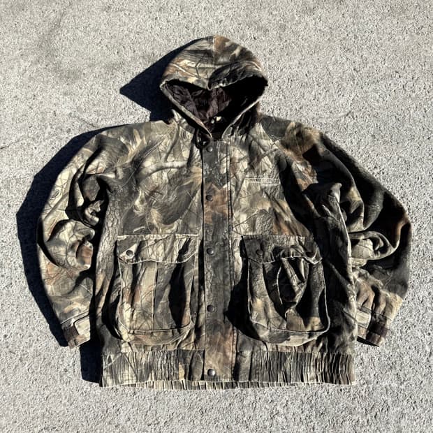 빈티지 리얼트리 후드 워크자켓