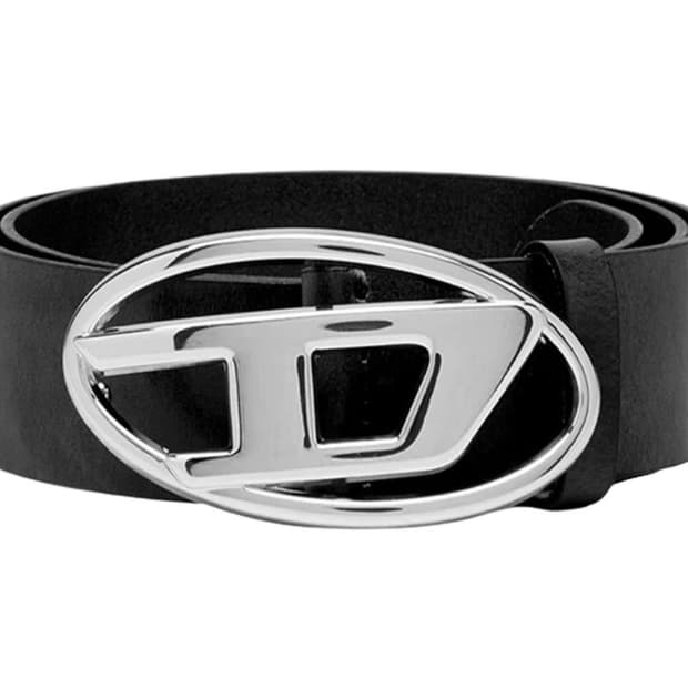 디젤 D 로고 벨트