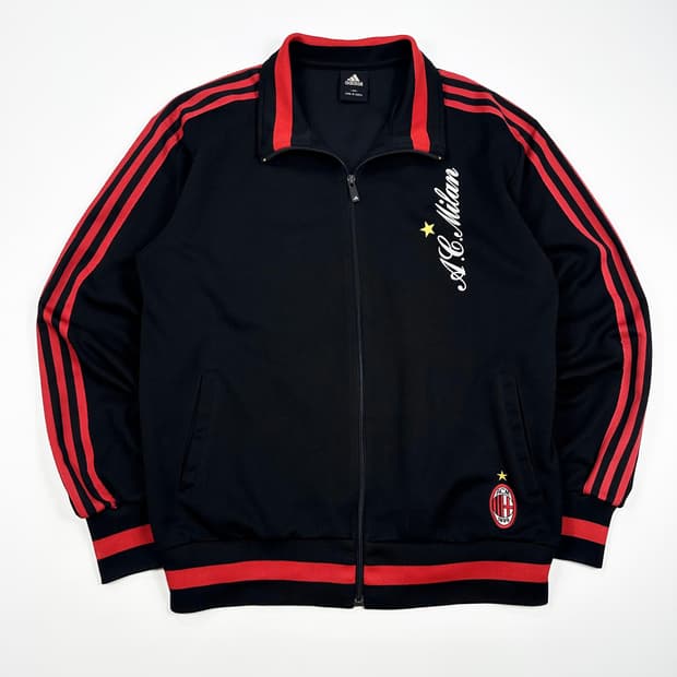 아디다스 올드스쿨 ac밀란 삼선 져지 L