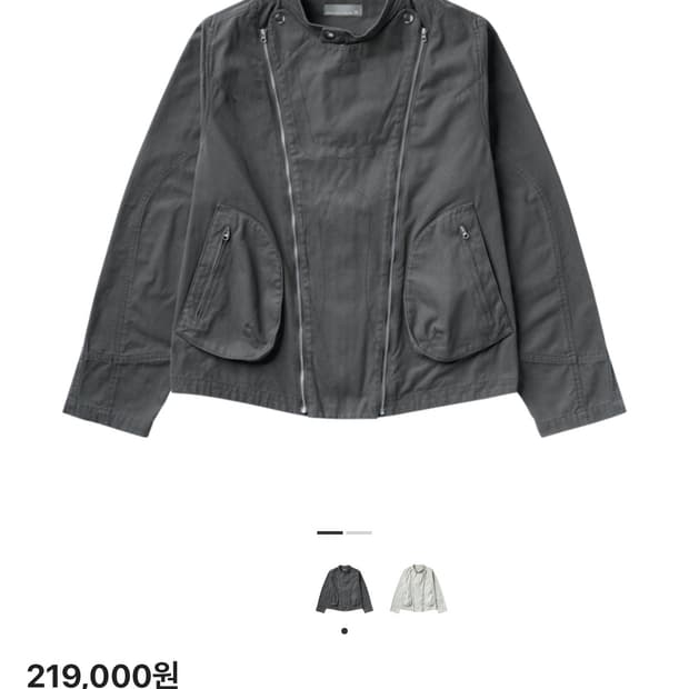 산산기어 모터 자켓 차콜 3