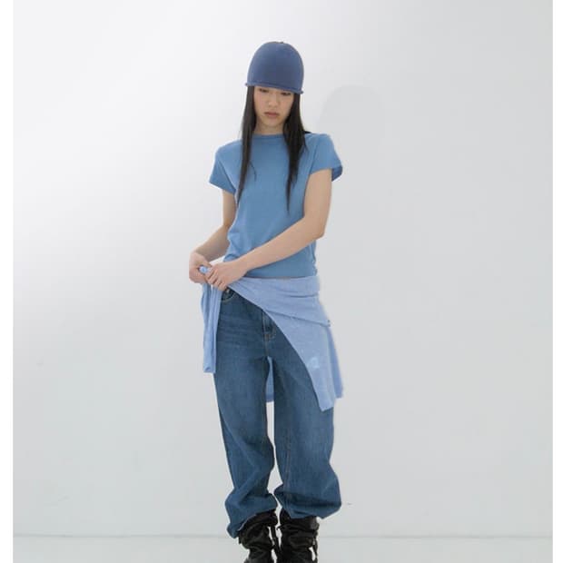 REPOS Low Rise Denim Pants