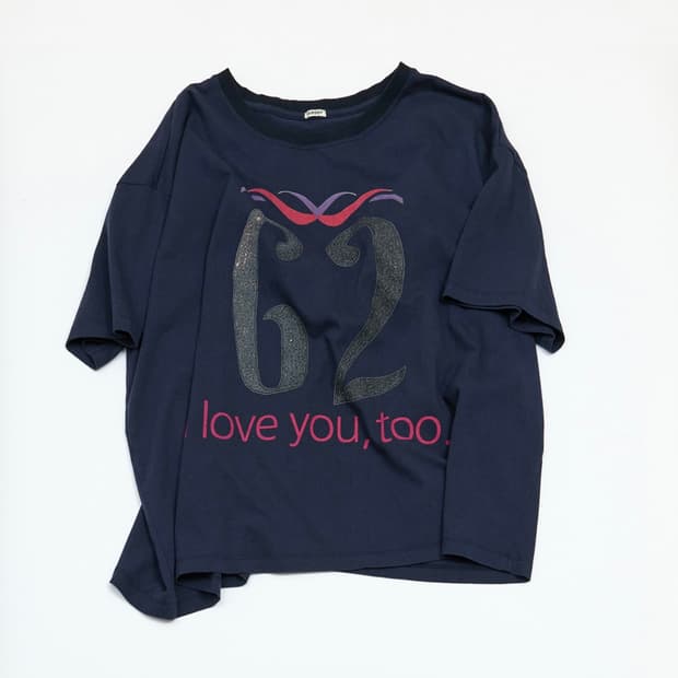 Dirddy I LOVE YOU TOP (NAVY)
