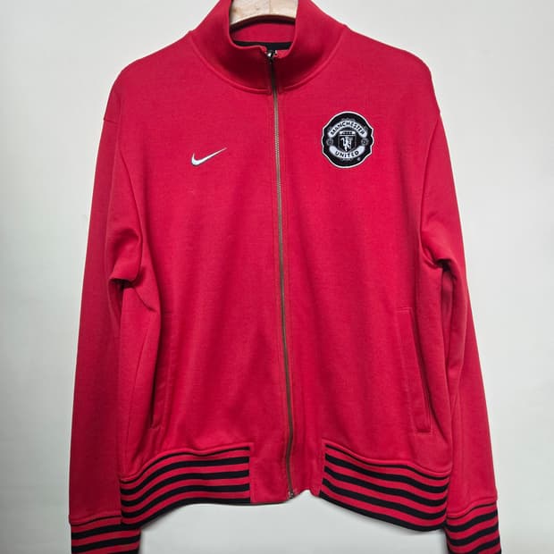나이키 맨체스터 유나이티드 레드 져지 트랙탑 L
