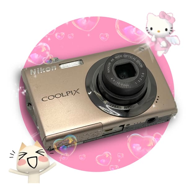 [터치&이모지!] 니콘 쿨픽스 S4000 골든브라운 디지털카메라