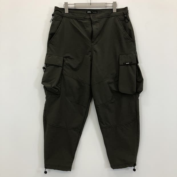 자라 유틸리티 우븐 카고스트링팬츠 34 인치