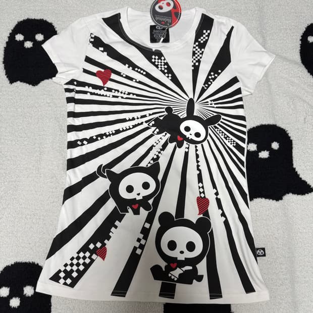 Skelanimals 라운드넥 반팔티