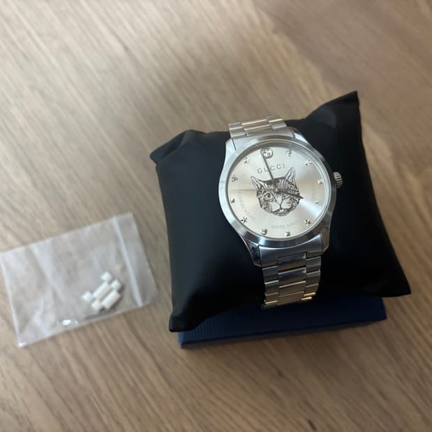 구찌 타임리스 고양이 시계 남여공용 38mm
