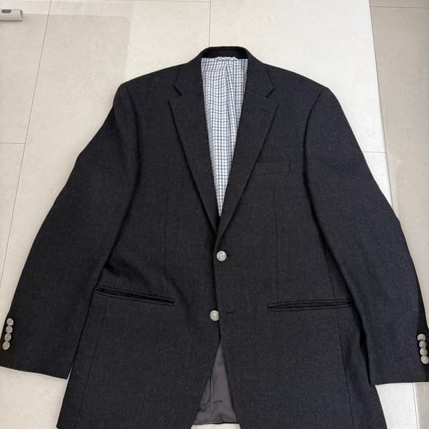 Lauren Ralph Lauren 로렌 랄프 로렌 차콜 블레이저 울 자