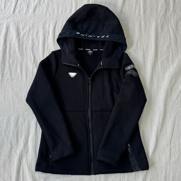 다이나핏 우먼 보아털 후드집업 L